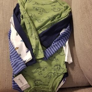 4 piece set long sleeve bodysuits - Carters